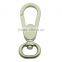 manufacturers of bag accessories zinc alloy metallic 13mm flat swivel eye snap hook                        
                                                Quality Choice