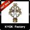 KYOK 25/28mm ABS plastic curtain finials,high quality shiny silver finish window parts,double curtain rod finial                        
                                                                                Supplier's Choice
