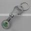 Hot sale fashion custom metal keychain nail clip