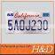 Personalised UK car license plate aluminum reflective number plate
