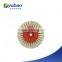 Jewellery polishing wheel brushes with colorful rotifix rubber core