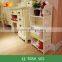 HOME-GJ Living Room Decorated White Corner Bookcase