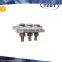 TZGT 2 Bolts Cast Aluminum Tube Parallel Groove Clamp