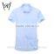 Casual men half sleeve shirts 100 cotton men slim fit shirts