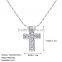 2015 fashion 18k gold cross necklace designs in 3 grams