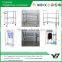 2015 hot sell NSF 150KGS 60x24 inch heavy duty 4 layer chrome hospital wire tire rack with wheels (YB-WS018)