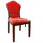 2016 New Design hot sell red banquet wedding chair