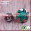 Custom pink green sports coat metal logo buttons