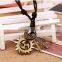 Manufacturers Selling Leather Punk Necklace Vintage Leather Necklace Hot Wheels Necklace