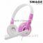 PH-C523 lovely child headphone with microphone, children's headset