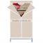 hot sale non-woven fabric metal frame clothes wardrobe design