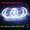 COB Angel Eyes Auto Halo Rings COB Angel Eye Car Headlight Motorcycle White Red Yellow Blue 12V Led angel eyes for bmw e39