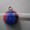Factory Wholesale Colorful Fox Fur Poms/balls for Key Chain and Phone Ring