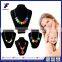 Fashion bead pendant necklace BPA Free silicone baby teething necklace