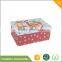 Custom printing Christmas gift box with ribbon