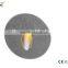 2016 round sand blasted glass surface mounted outdoor led stair wall light