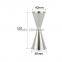 30/45ml Cocktail Jigger Measure cup
