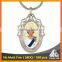Free mould fee gold Europe british royals souvenir printed keychain souvenir