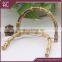 Custom size half round purse handle real bamboo bag handle