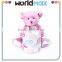 New Arrival Wholesale Pink Bear Graceful Baby Blanket Toy
