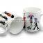 Sublimation white blank stoneware mug DIY white printable blank ceramic cup