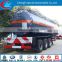 China direct factory chemical tank truck,high quality fuel trailer,3axles chemical transportation trailer