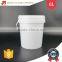 Plastic Pail for Latex, Small Bucket Plastic, Paint Bucket With Plastic Handle