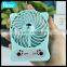 Rechargeable Colorful Bladeless Plastic Usb Fan