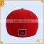 Red Custom Brand Flexflt Fitted Cotton Baseball Caps