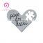 Steel Plate 22mm Window Plate for floating memory locket pendant