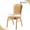 Elegant banquet dining chair stacking aluminum banquet chair