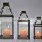 Glass Lanterns S/2 for Pillar Candles IHA026