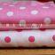 2015 Comfortable organic wholesale plain white dot canvas cotton sheeting fabric for bed sheet/pillow case/duvet cover