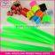 fluorescence color PVC reflective slap wrap bracelet with logo imprint