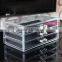 acrylic cosmetic organizer with 3 drawers