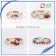 2016 handmade clear Canada maple leaf resin real dried flower bangle