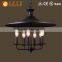 retro style black hanging candle chandelier for home hotel