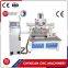 Jinan 4Axis Drilling Hole CNC Router Wood Engraver Machine with Three Heads