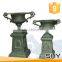 garden cast iron flowerpot
