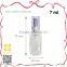 Cute Silver Pump Sprayer 10ml Glass Bottle With Plastic Screw Cap