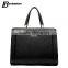 retro solid women bag office hand bag leather tote bag factory