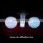 Waterproof Plastic Led Light Sofa Color change Bar Furniture Apple Stool plastic Led Bar Stool