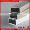 Decorative rectangular aluminum tube