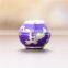 D148g enamel 925 charm purple beads,women european bracelet charm