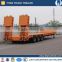 New extendable hydraulic ramp 3 axles lowboy trailer 100ton for sale