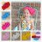 Cheap New Baby Girl Lace Bow Headwrap Wide Lace Headband for Girl Hair Fashion Infant Elastic Headband Newborn Headwear