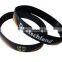 Rainbow loom silicone rubber bracelet