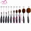 20% Discount!Professional make up brush set tools best Cosmetic toothbrush 10 pieces makeup brush set