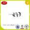 High quality metal precision aluminum black powder coat u bracket , metal stamping