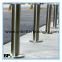 steel surface mounted steel bollard for safety